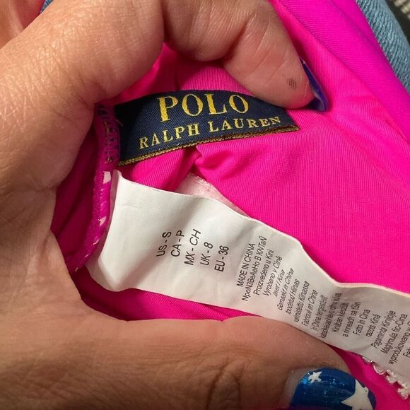 Polo Ralph Lauren Lace-up One Piece Swimsuit - Picture 6 of 6